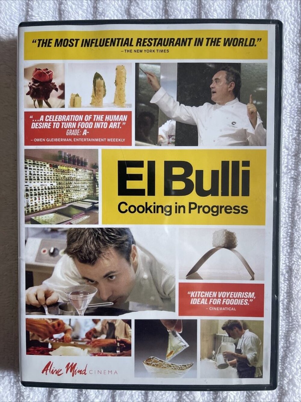 El Bulli: Cooking in Progress - DVD By Ferran Adria - UPC Cut - Disc Nice